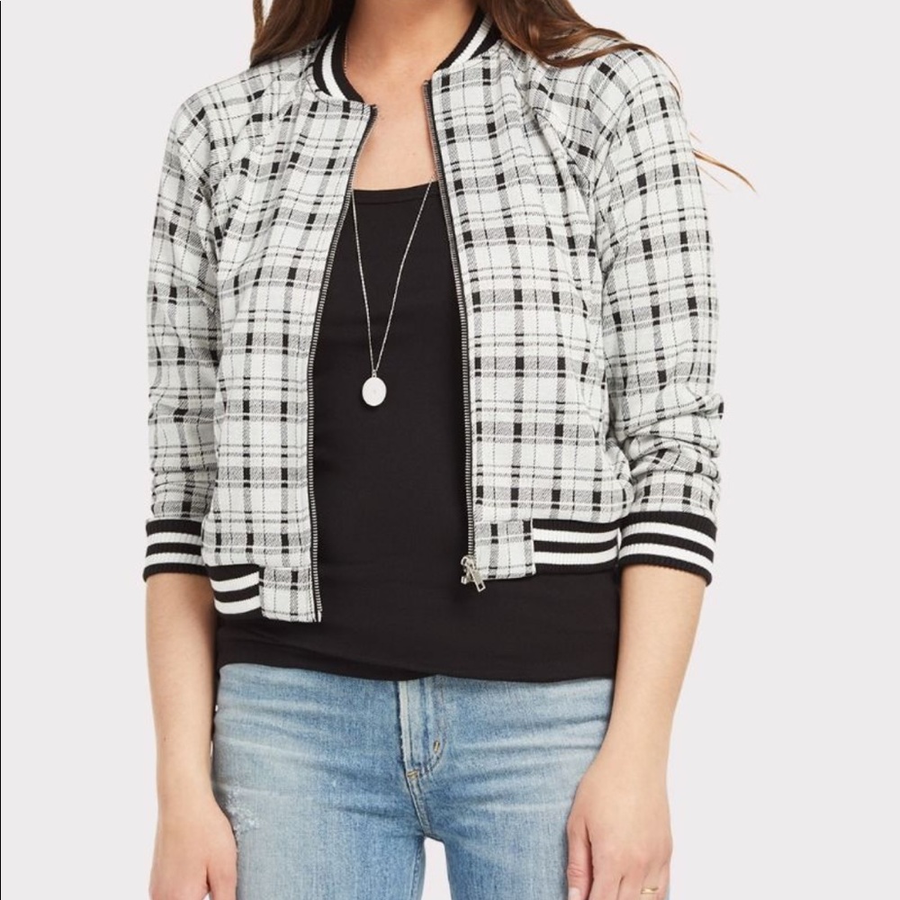 Jack by BB Dakota Well Plaid French Terry Jacket